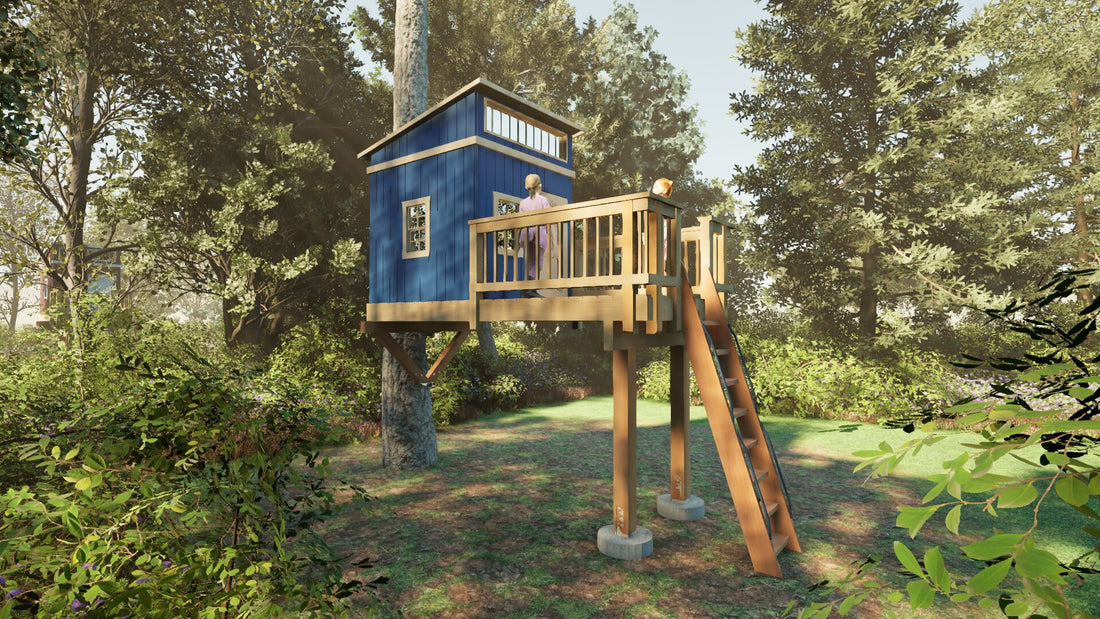 Tree Top Playhouse LODGE - 6&