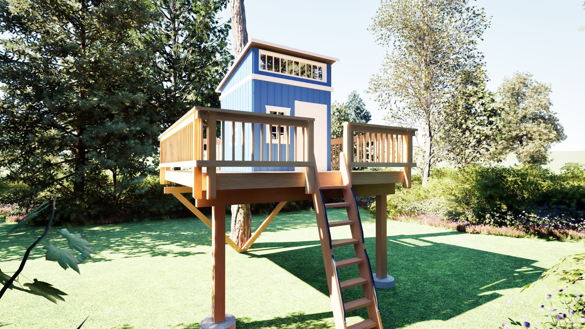 Tree Top Playhouse LODGE XL - 12&