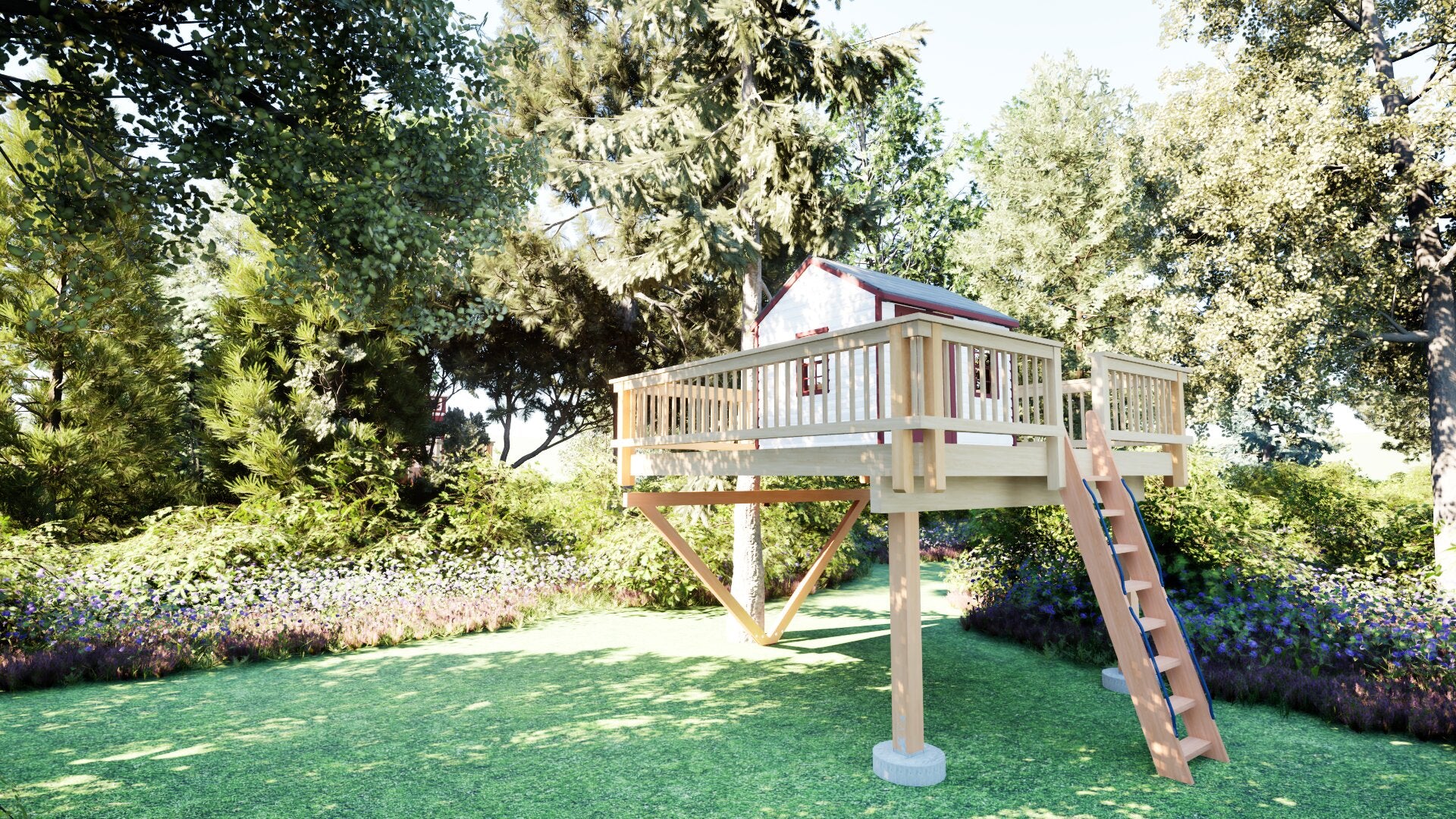 Tree Top Playhouse CABIN XL - 12&