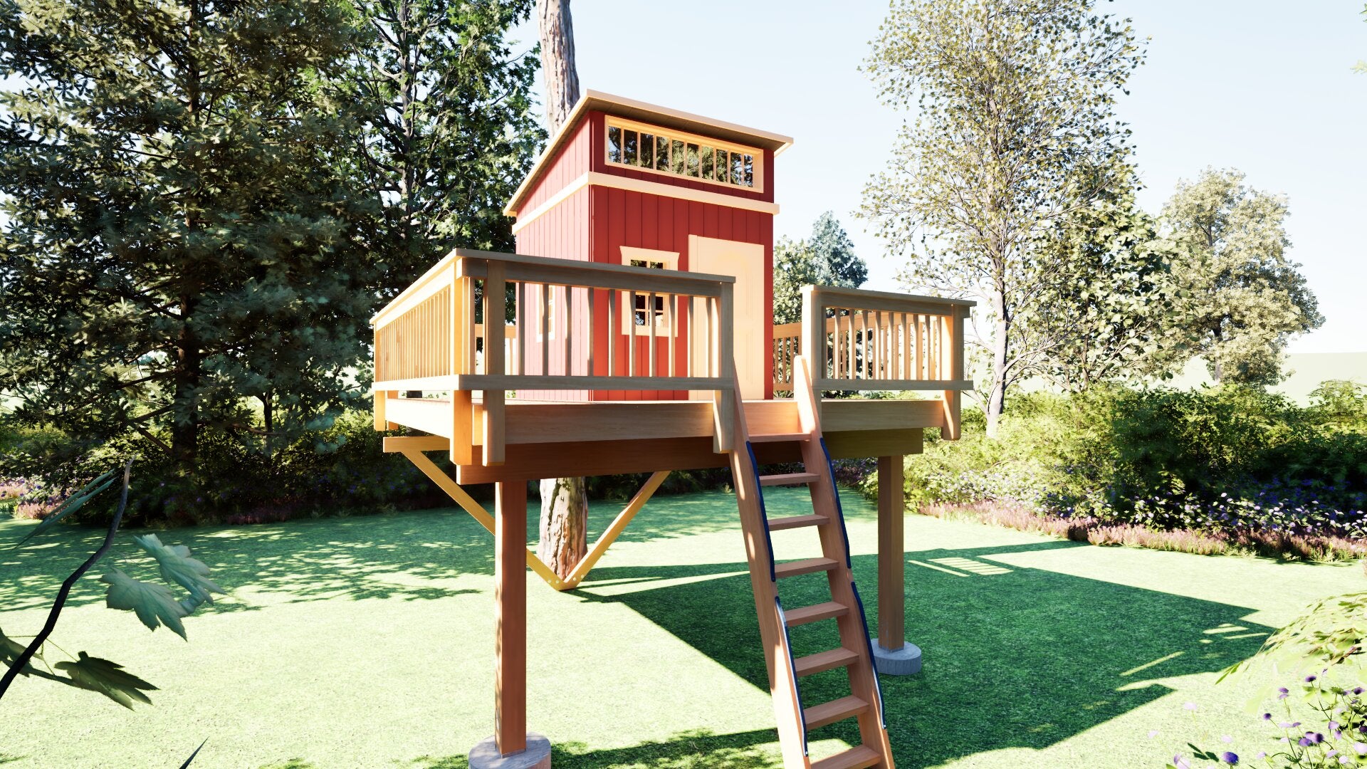 Tree Top Playhouse LODGE XL - 12&