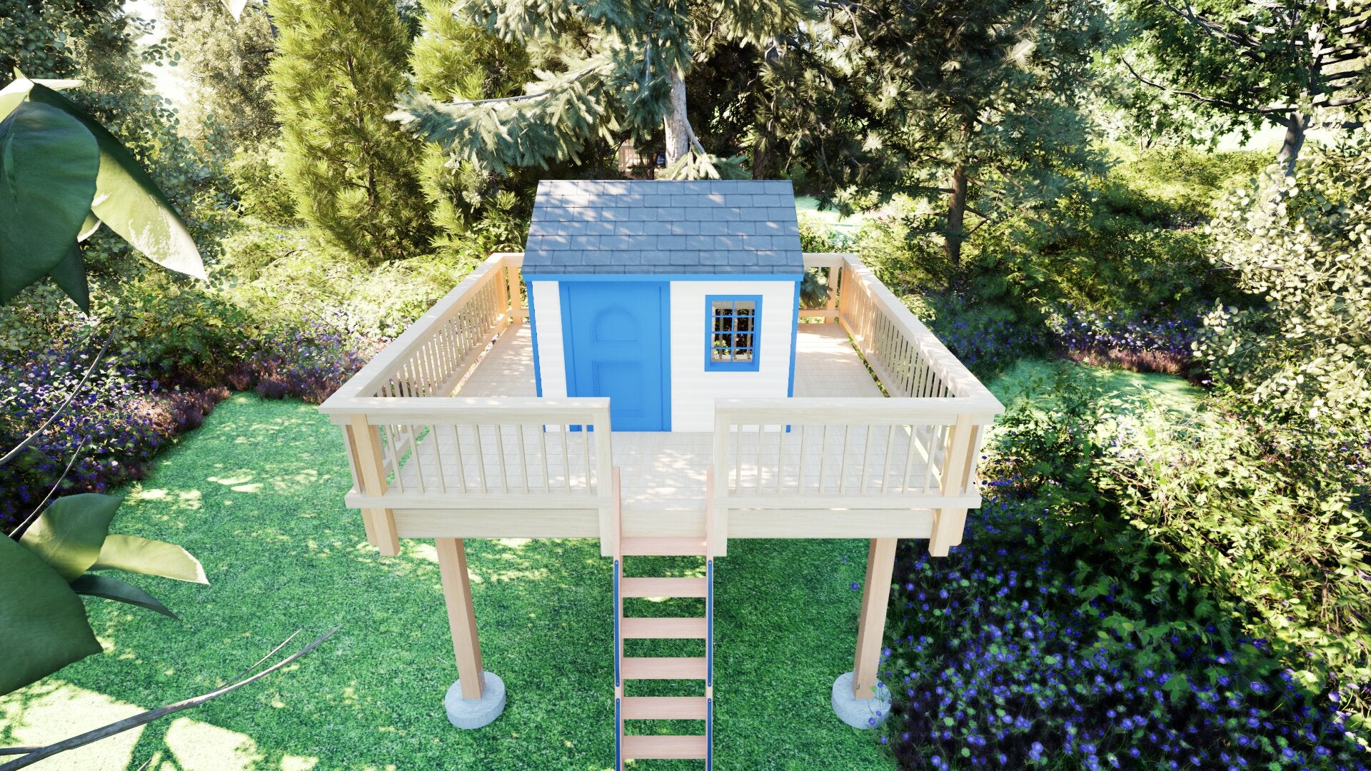 Tree Top Playhouse CABIN XL - 12&