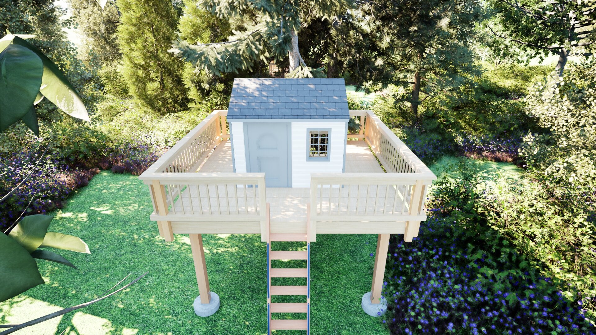 Tree Top Playhouse CABIN XL - 12&