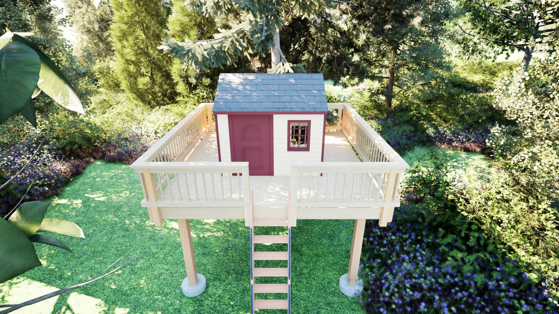 Tree Top Playhouse CABIN XL - 12&