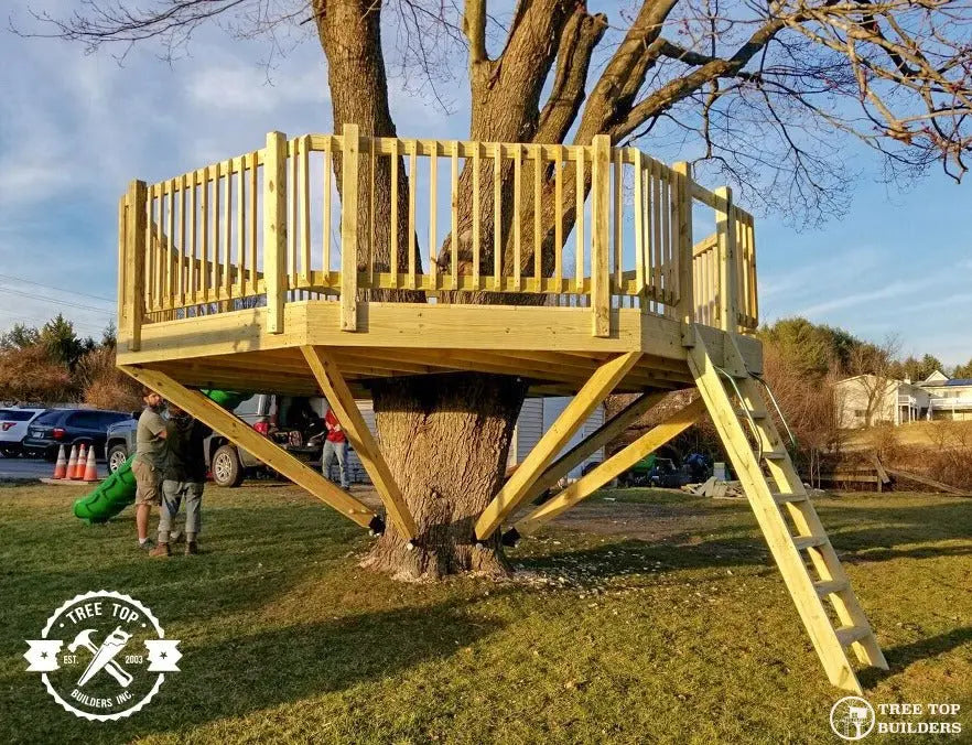 Tree Top Builders1 - Maryland Treehouse Platform