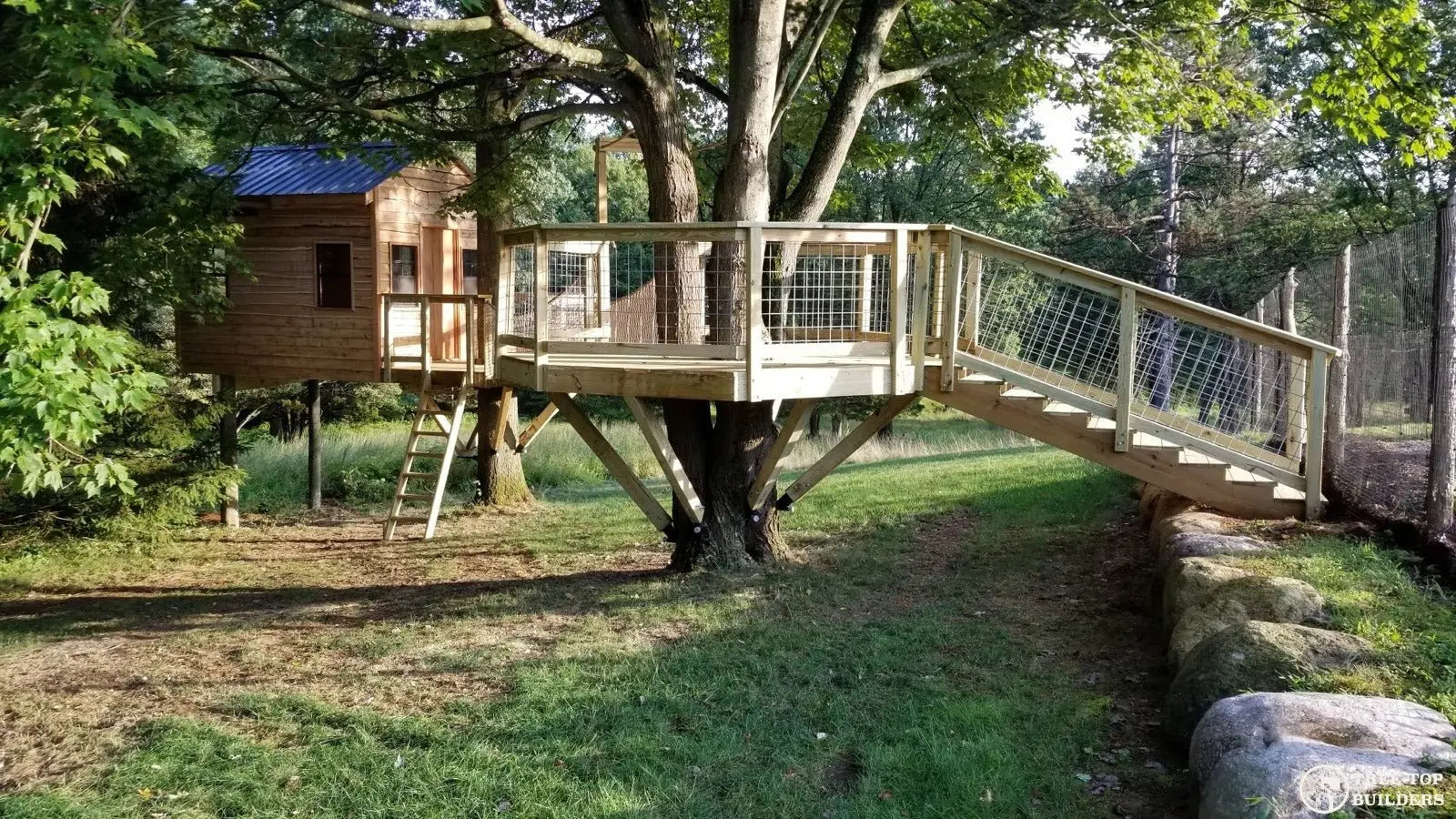Tree Top Builders4 - New Jersey Treehouse