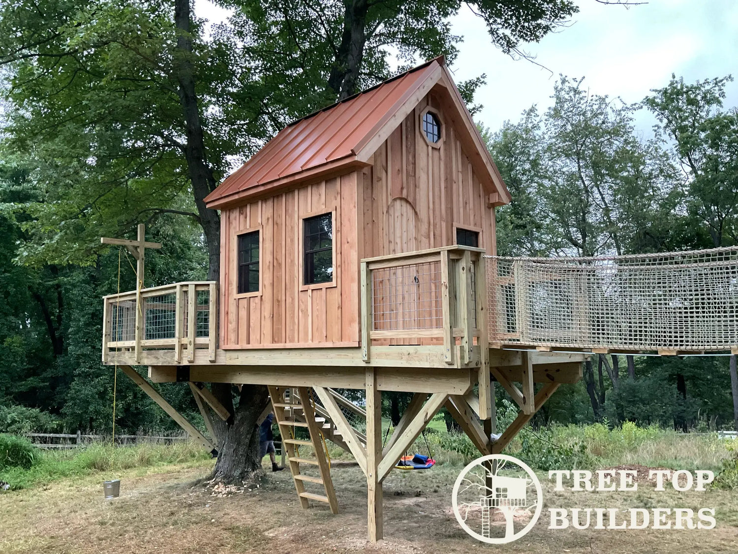 Tree Top BuildersPennsylvania-Backyard-Treehouse