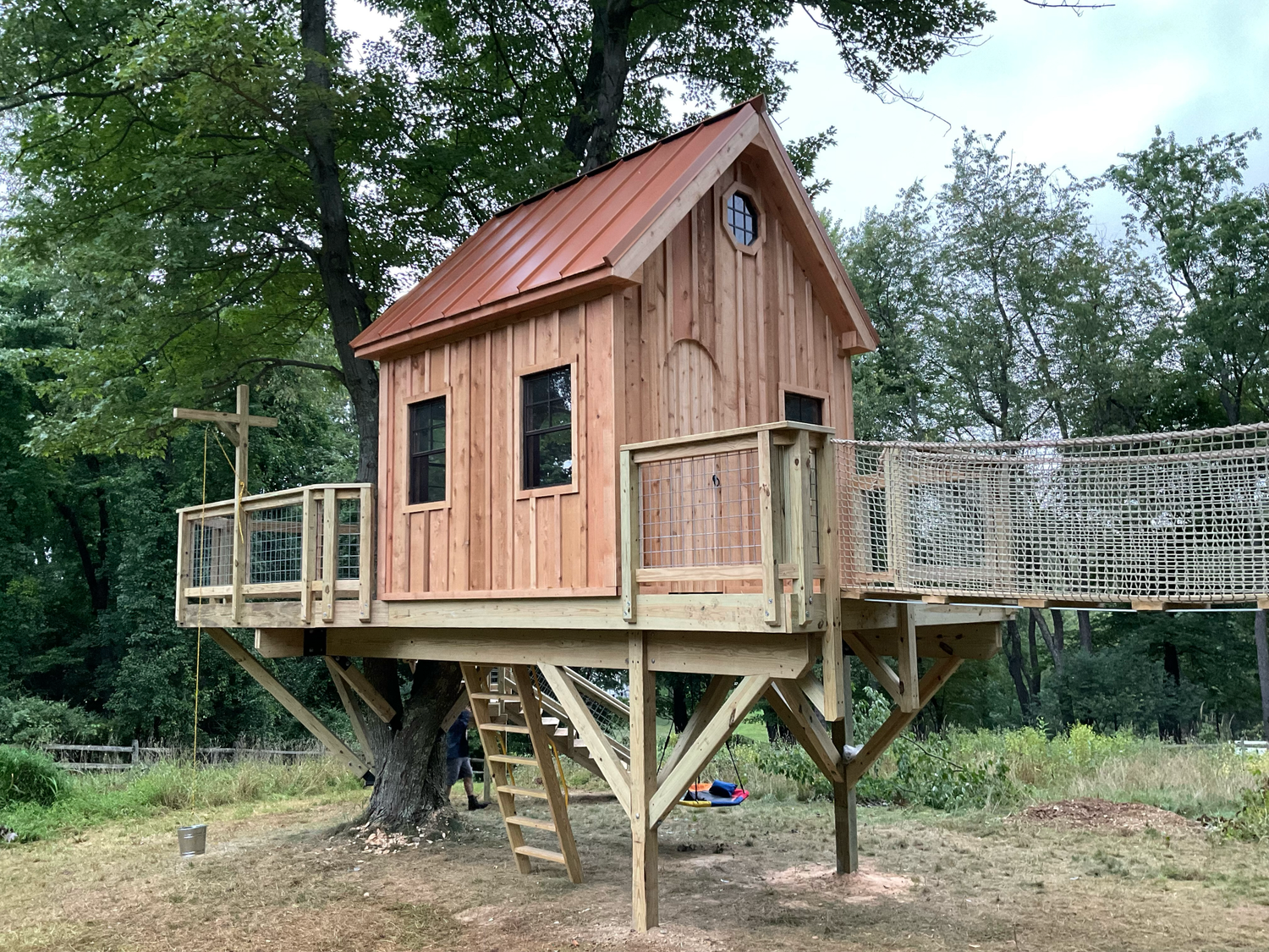 Pennsylvania Backyard Treehouse