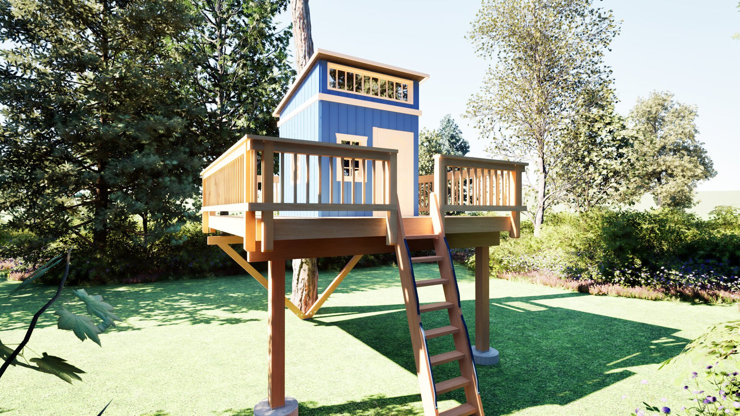 Tree Top Playhouse LODGE XL - 12&