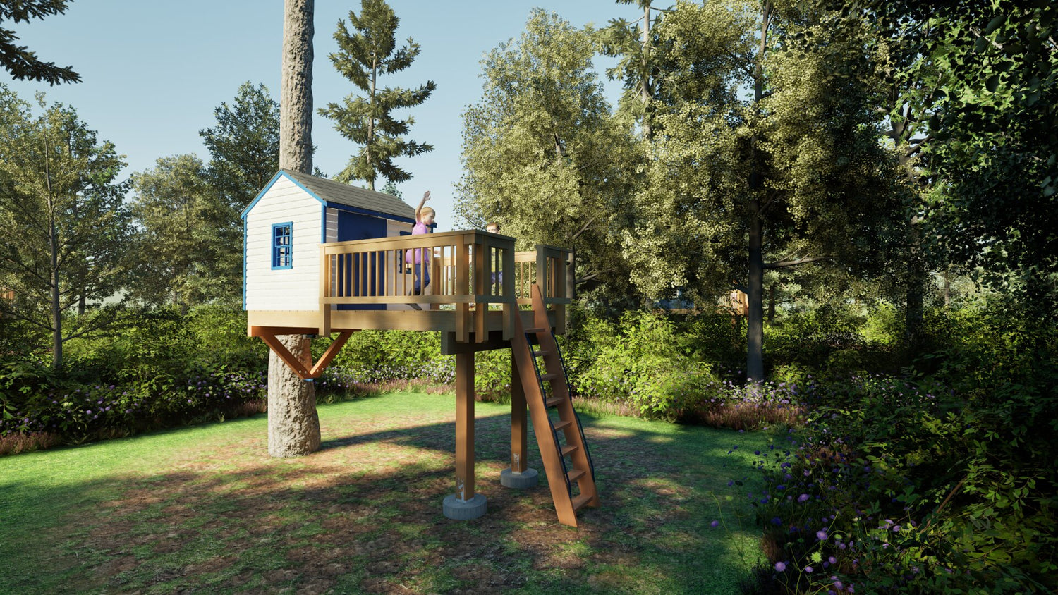 Tree Top Playhouse CABIN XL - 6&