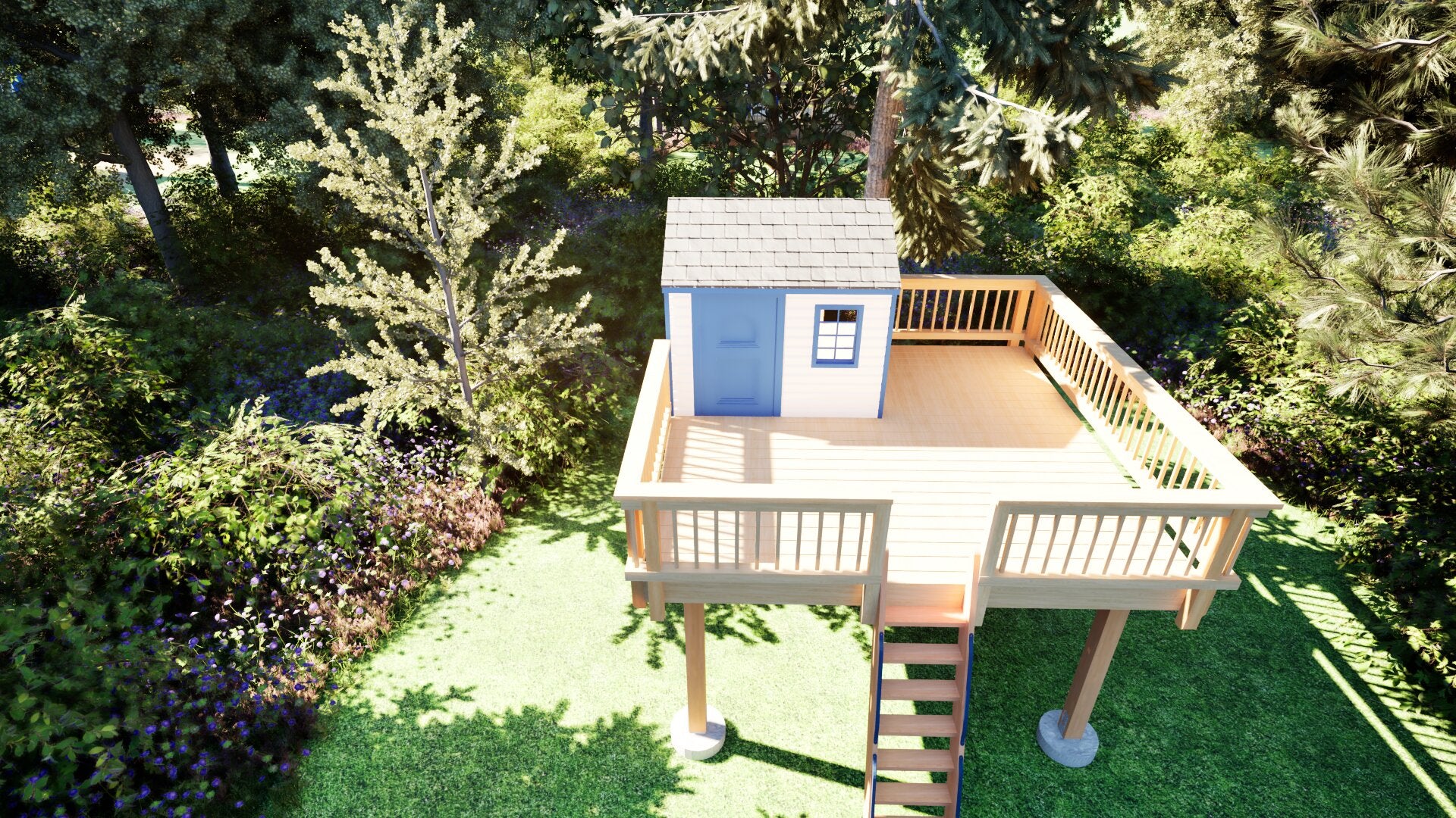 Tree Top Playhouse CABIN XL - 12&