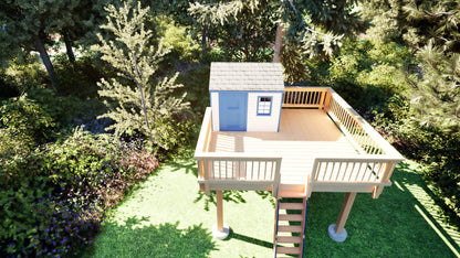 Tree Top Playhouse CABIN XL - 12&