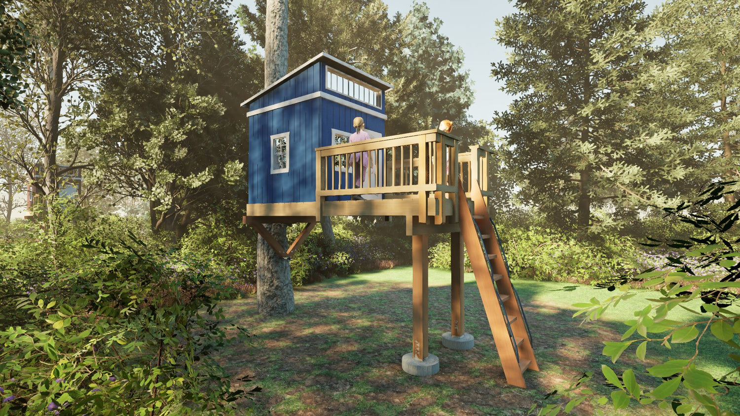 Tree Top Playhouse LODGE - 6&