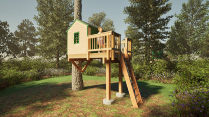 Tree Top Playhouse CABIN - 6&