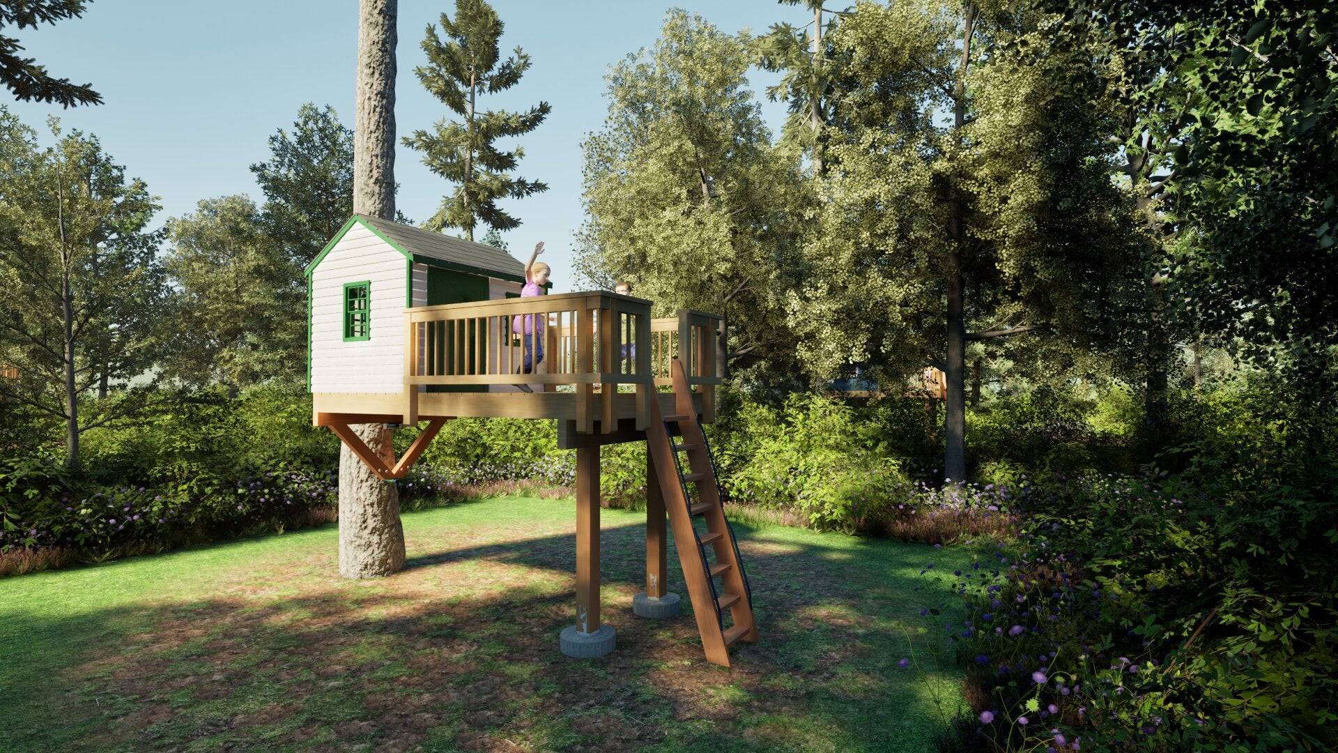 Tree Top Playhouse CABIN XL - 6&