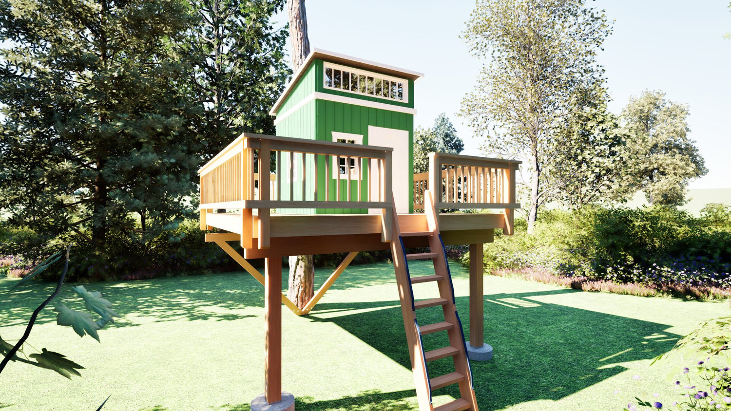 Tree Top Playhouse LODGE XL - 12&