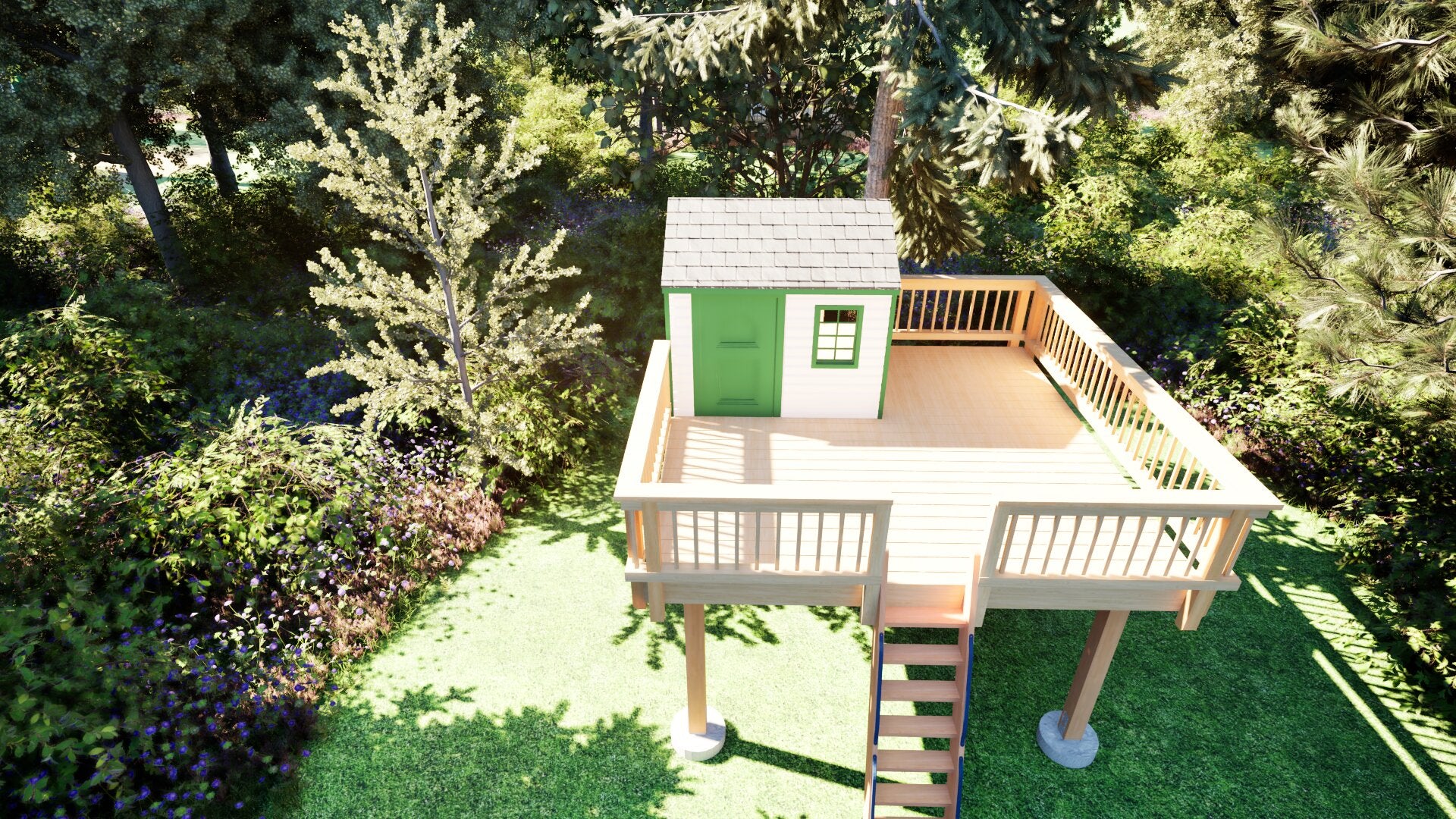Tree Top Playhouse CABIN XL - 12&