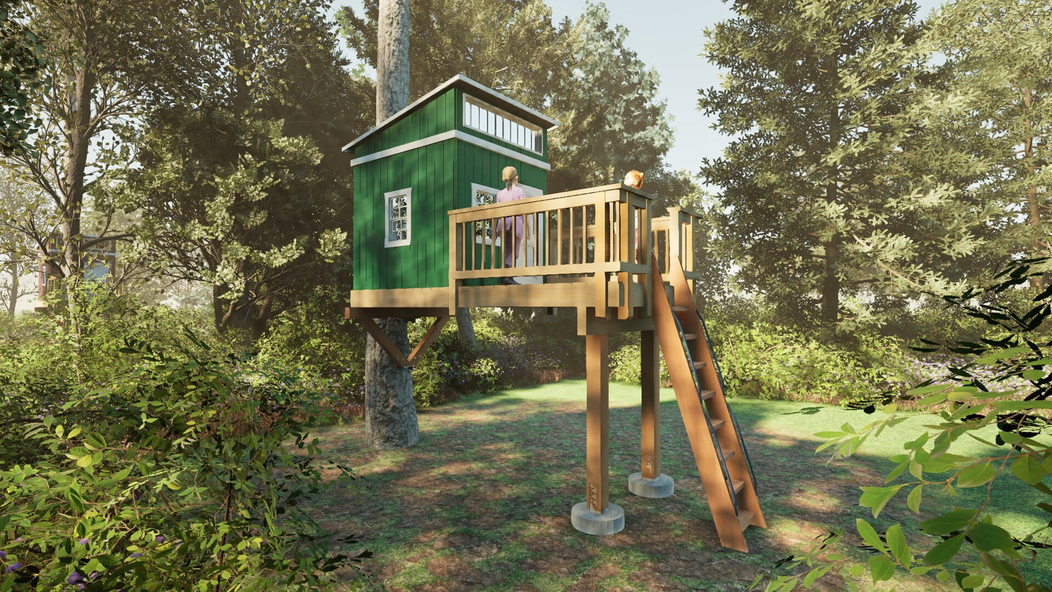 Tree Top Playhouse LODGE - 6&