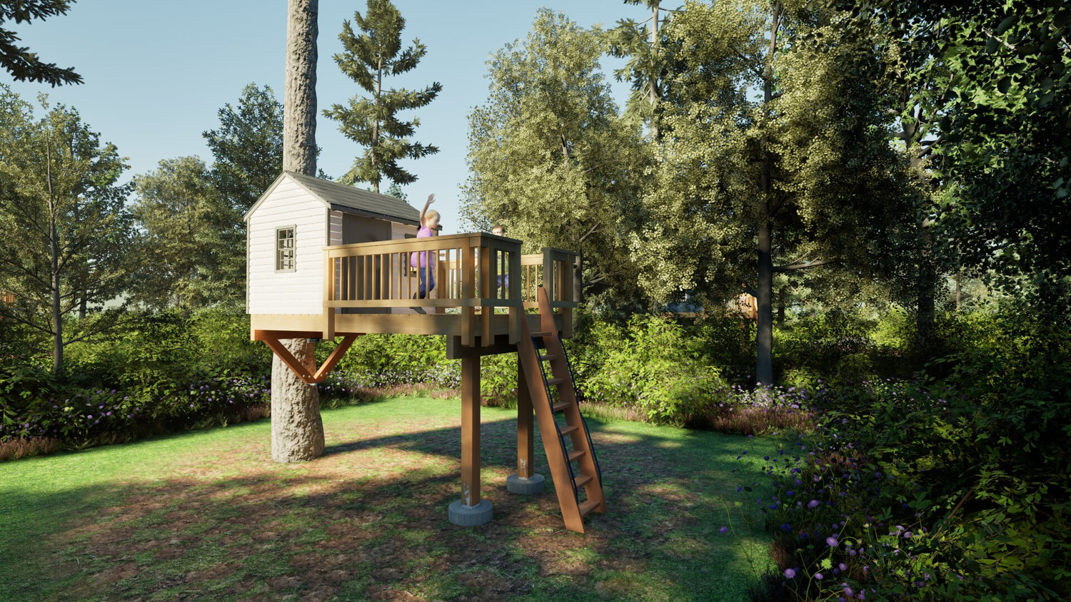 Tree Top Playhouse CABIN XL - 6&