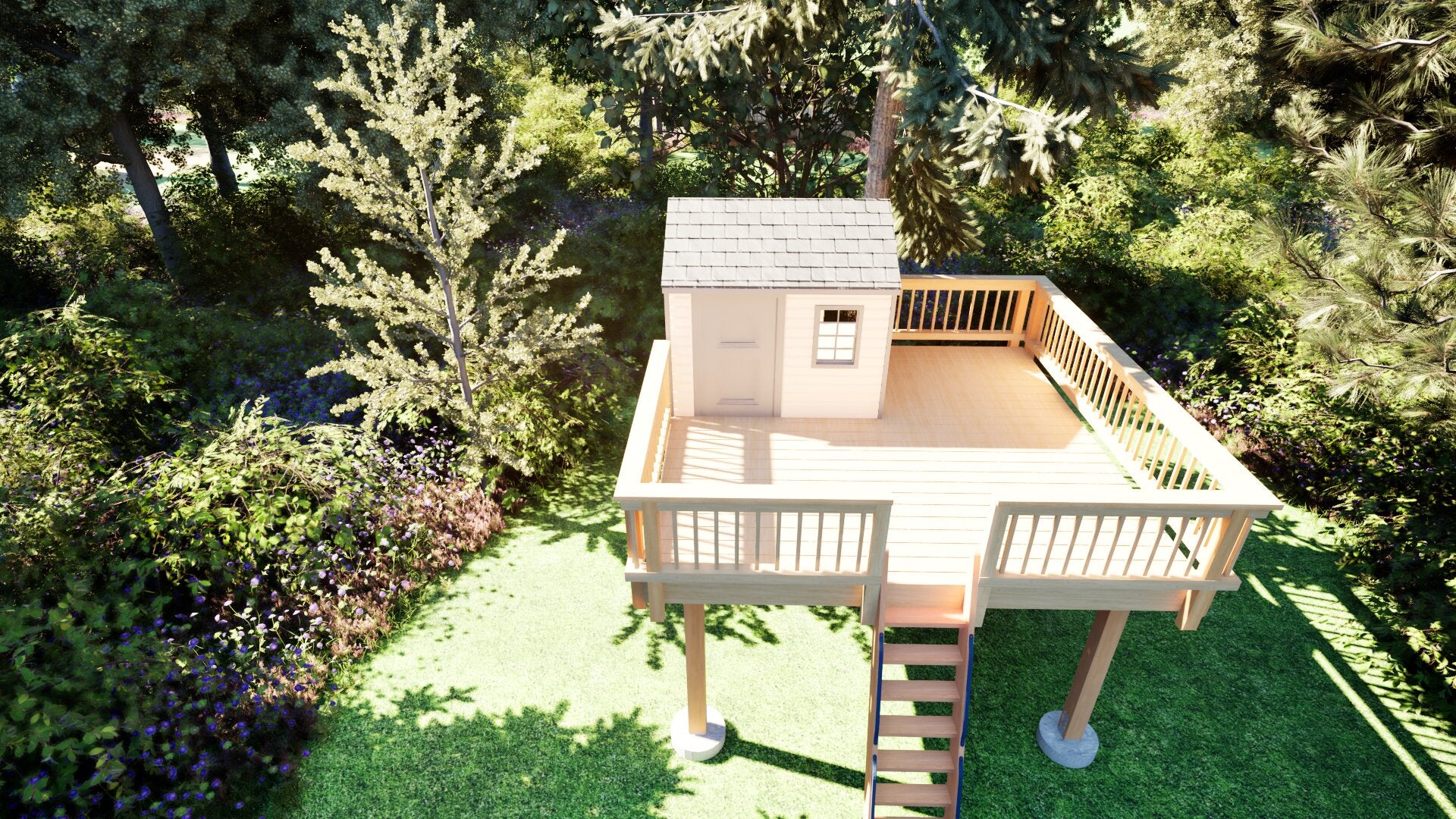 Tree Top Playhouse CABIN XL - 12&