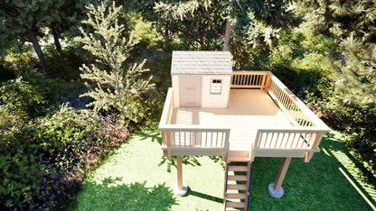 Tree Top Playhouse CABIN XL - 12&