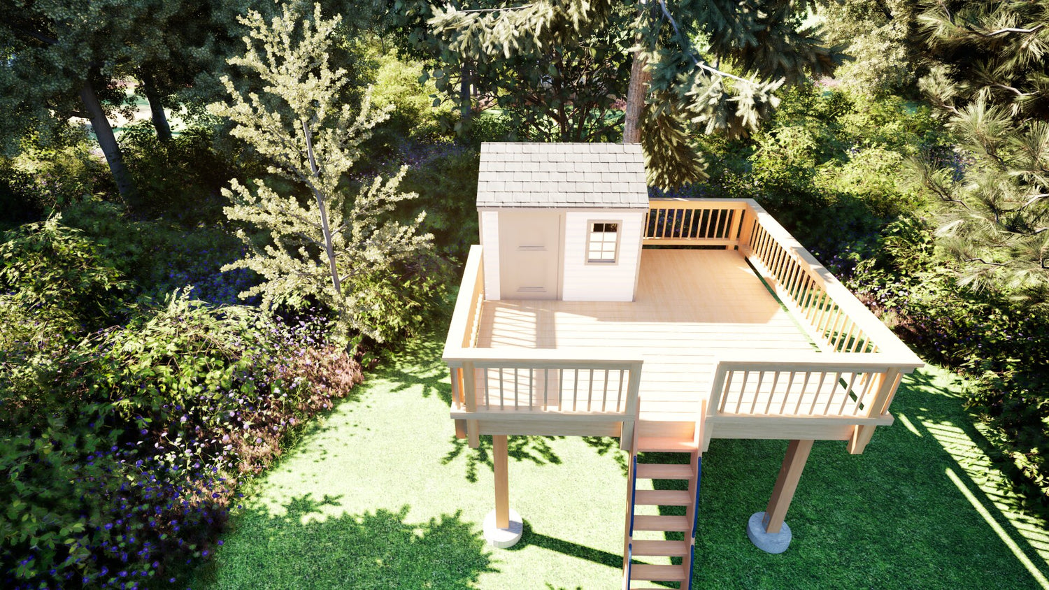 Tree Top Playhouse CABIN XL - 12&