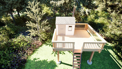 Tree Top Playhouse CABIN XL - 12&