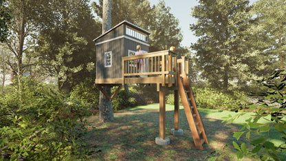 Tree Top Playhouse LODGE - 6&