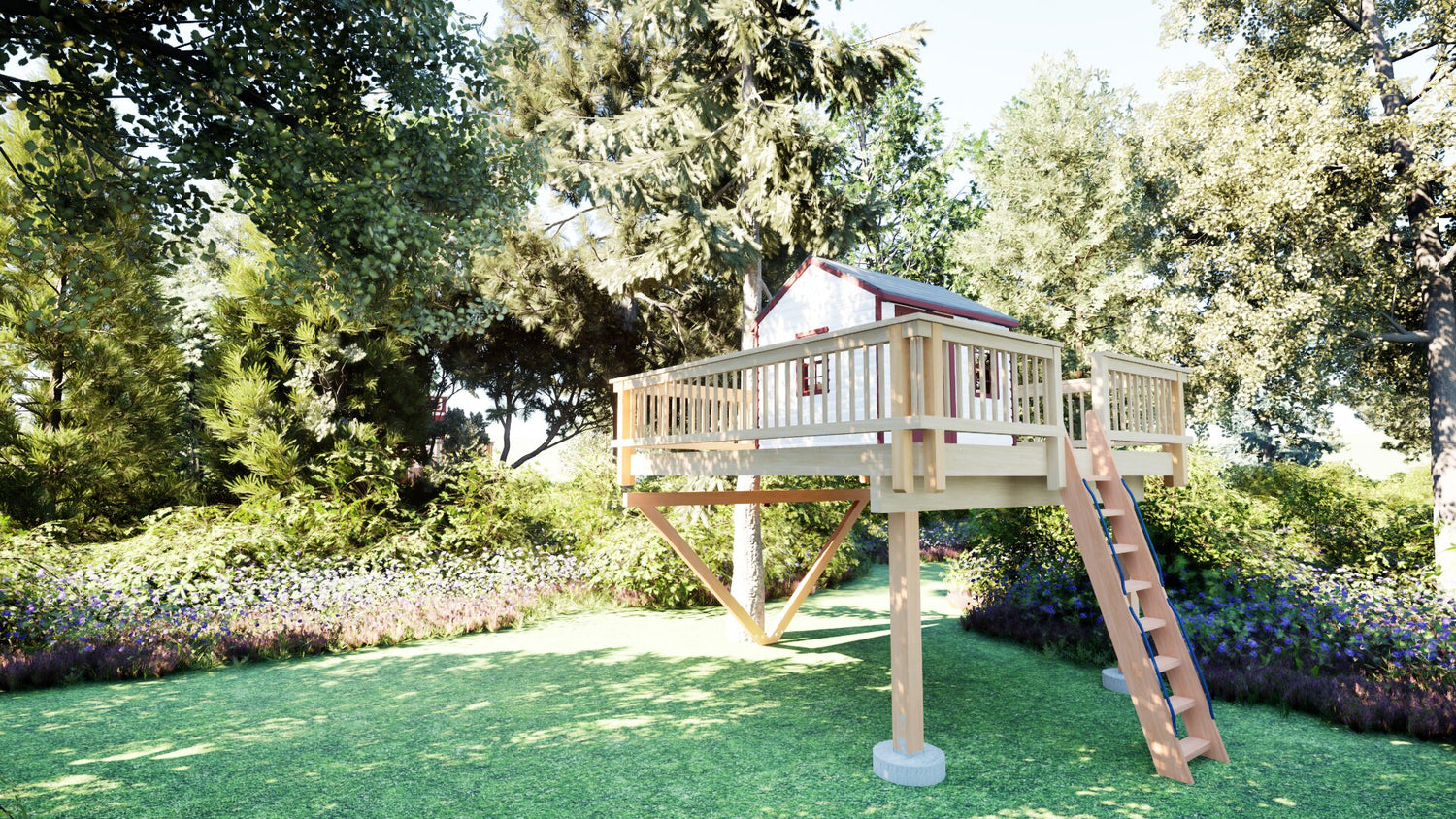 Tree Top Playhouse CABIN XL - 12&