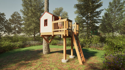 Tree Top Playhouse CABIN - 6&
