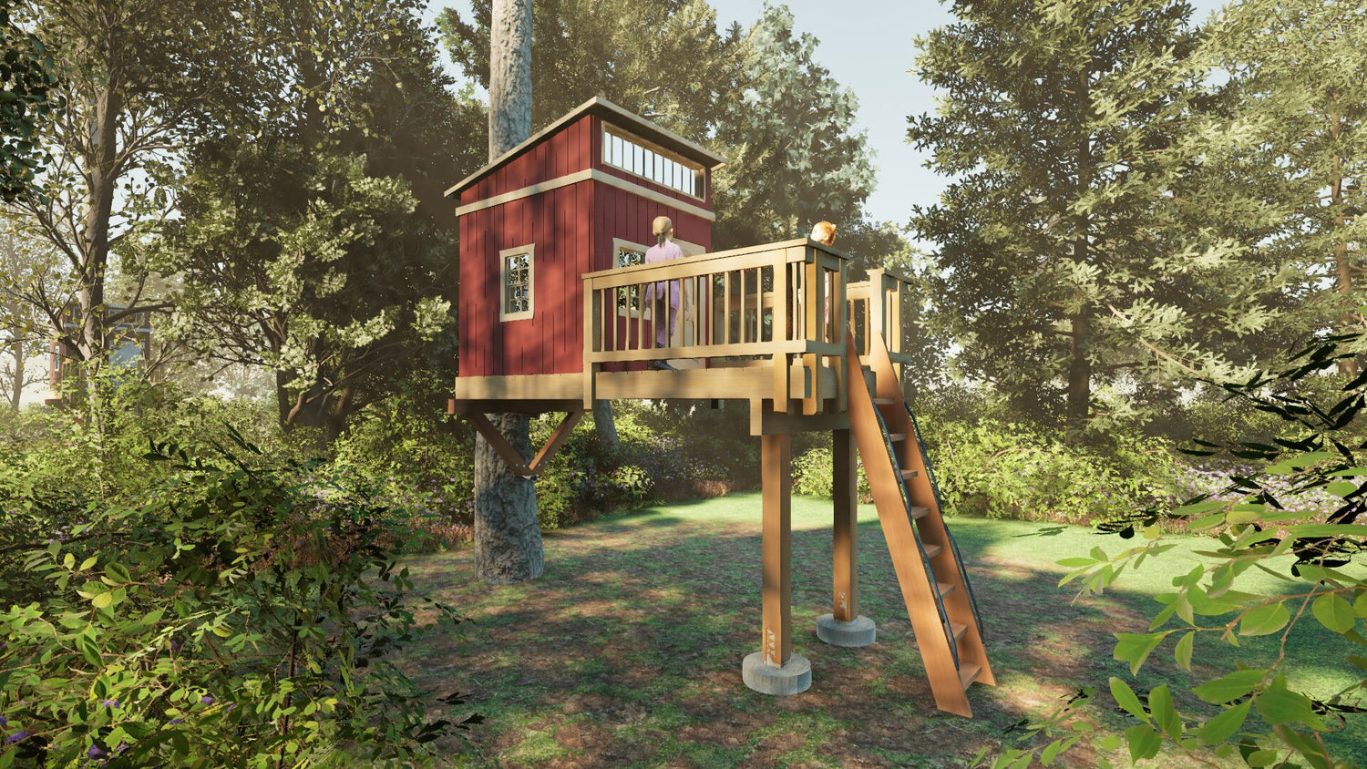 Tree Top Playhouse LODGE - 6&