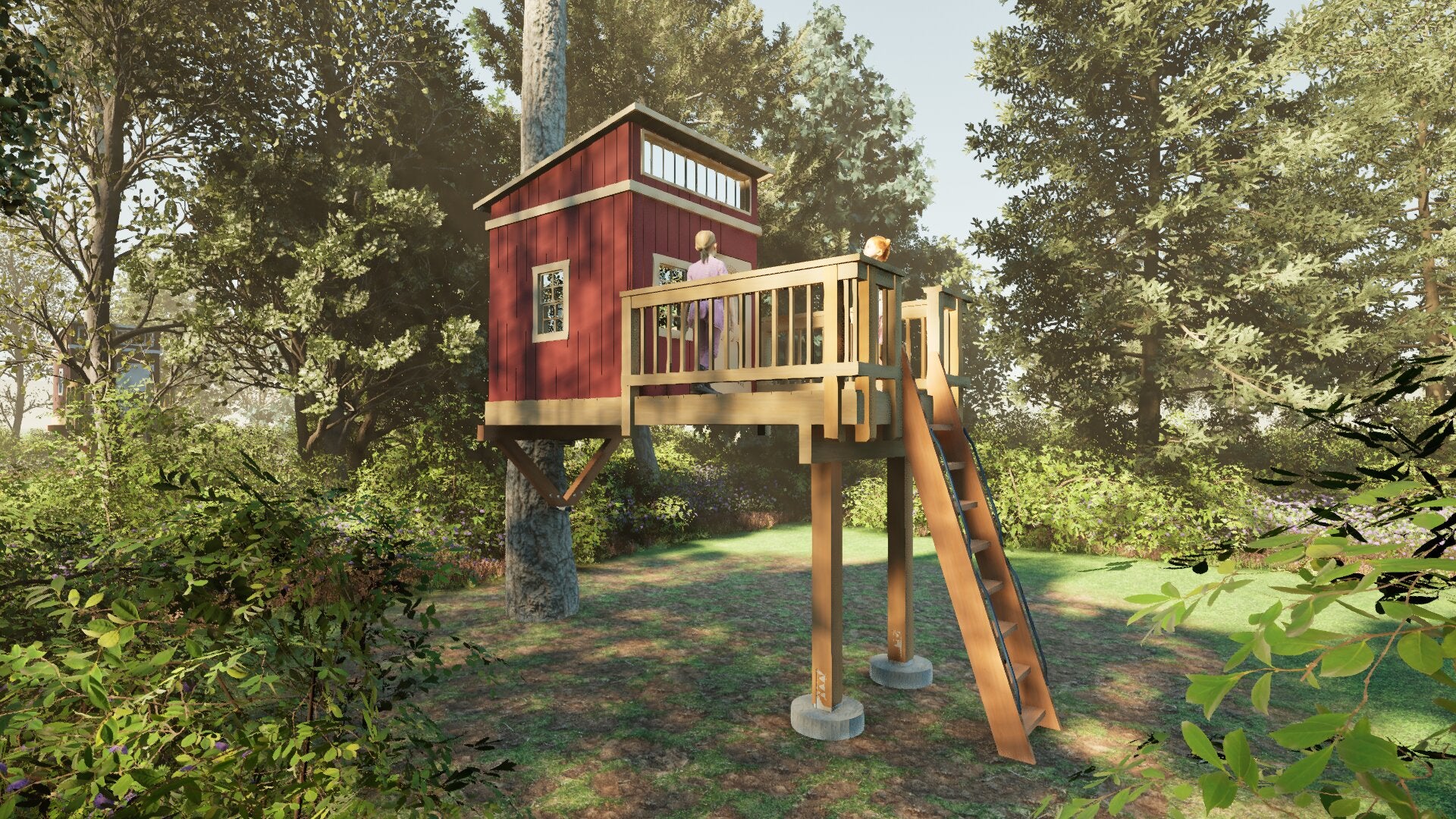 Tree Top Playhouse LODGE - 6&