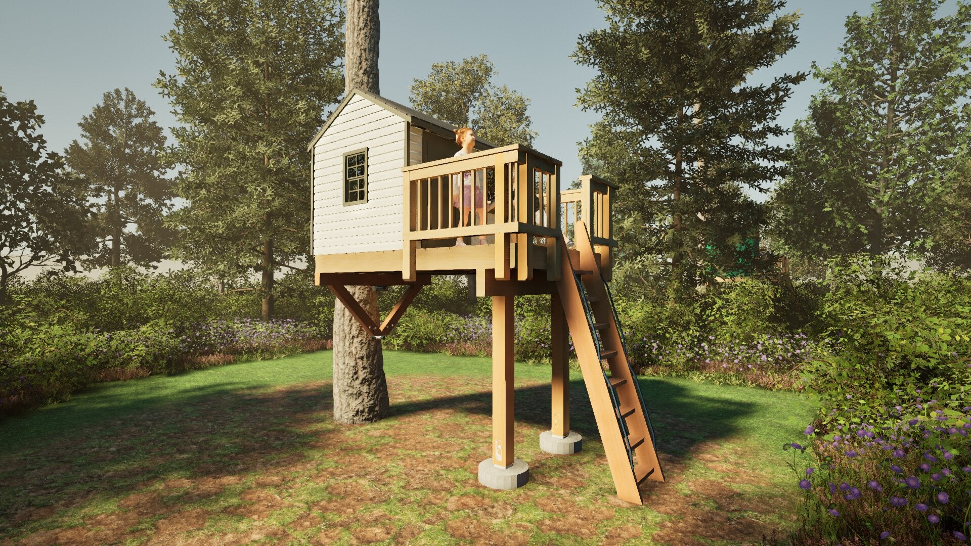 Tree Top Playhouse CABIN - 6&
