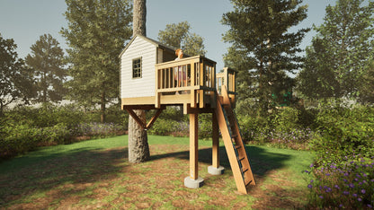 Tree Top Playhouse CABIN - 6&