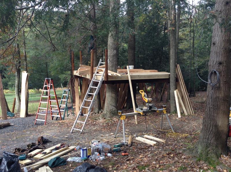 Mountain Retreat Treehouse - Tree Top Builders