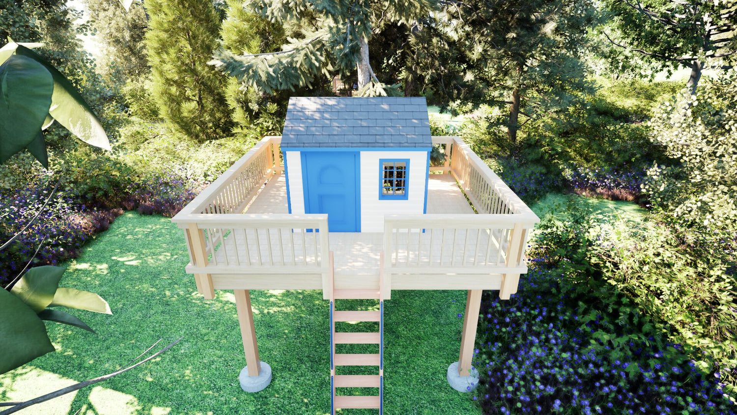 Tree Top Playhouse CABIN XL - 12&