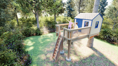 Tree Top Playhouse CABIN XL - 6&