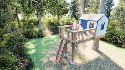 Tree Top Playhouse CABIN XL - 6&