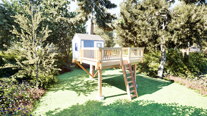 Tree Top Playhouse CABIN XL - 12&