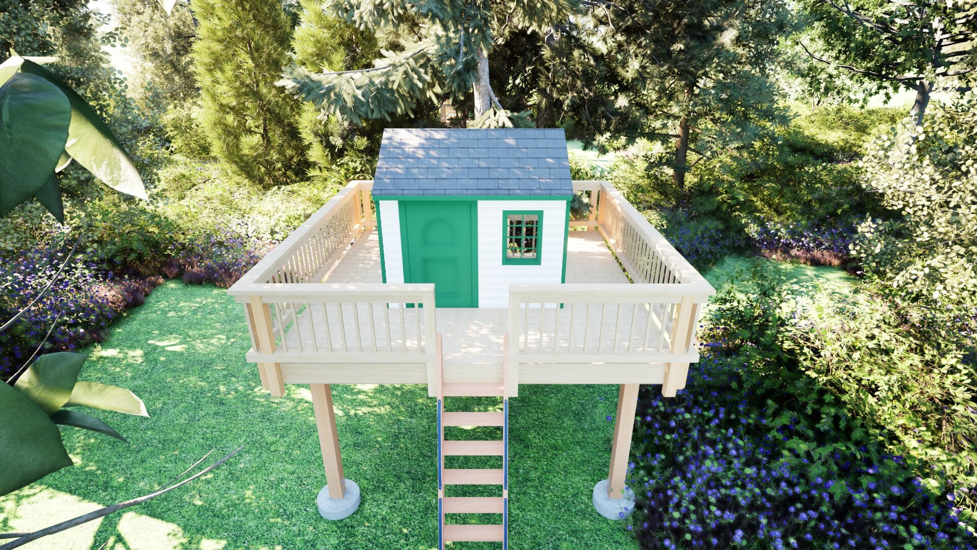 Tree Top Playhouse CABIN XL - 12&