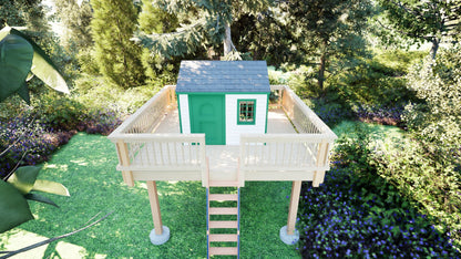 Tree Top Playhouse CABIN XL - 12&