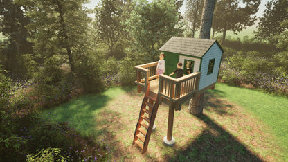 Tree Top Playhouse CABIN - 6&