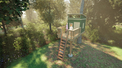 Tree Top Playhouse LODGE - 6&