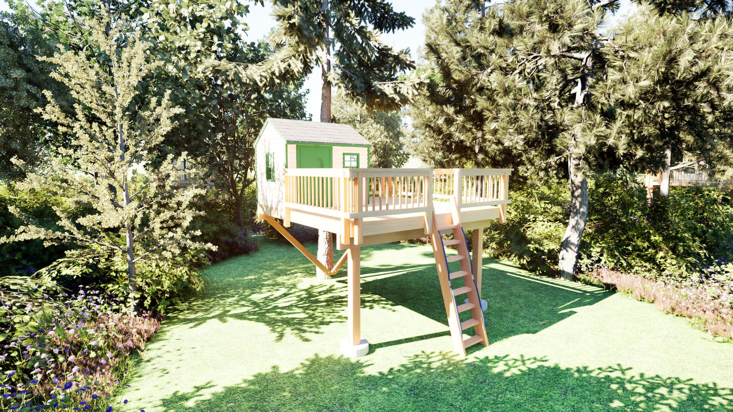 Tree Top Playhouse CABIN XL - 12&