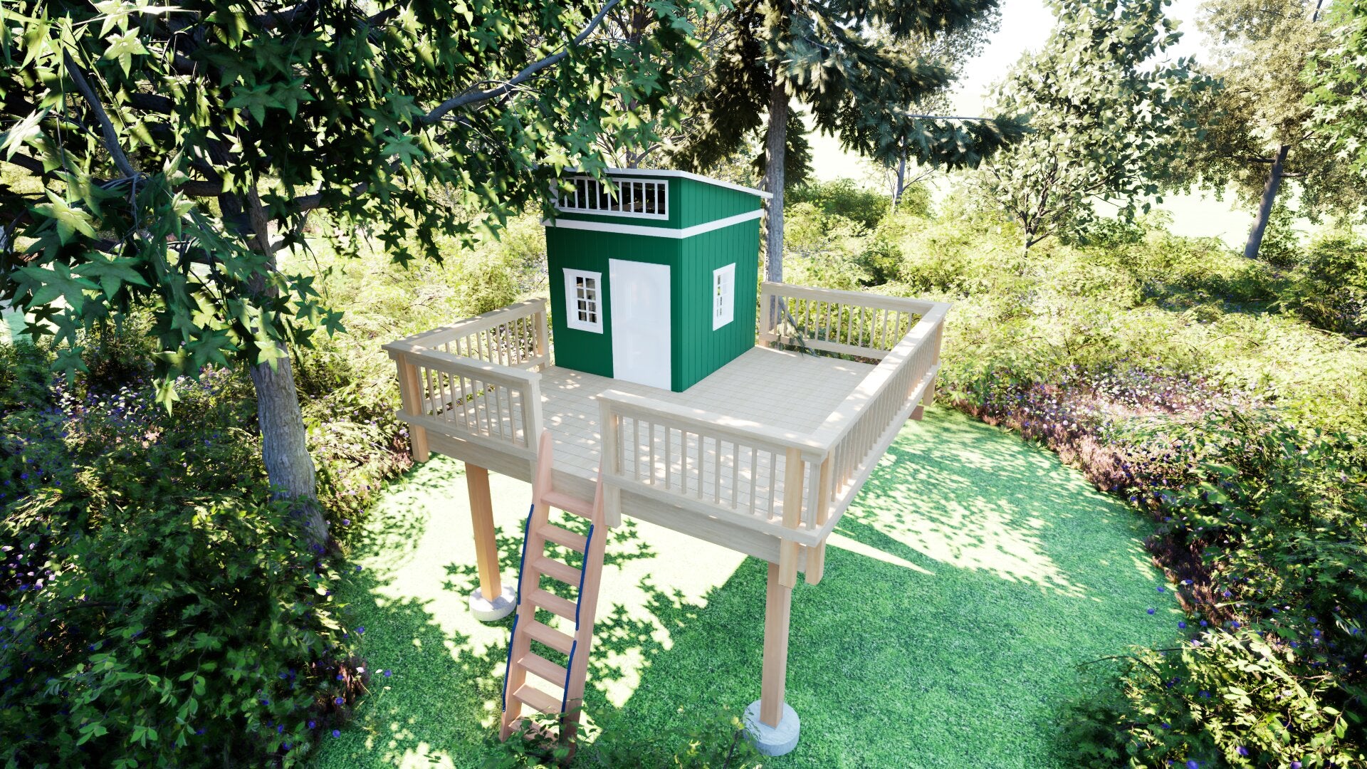 Tree Top Playhouse LODGE XL - 12&