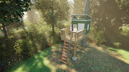 Tree Top Playhouse LODGE - 6&