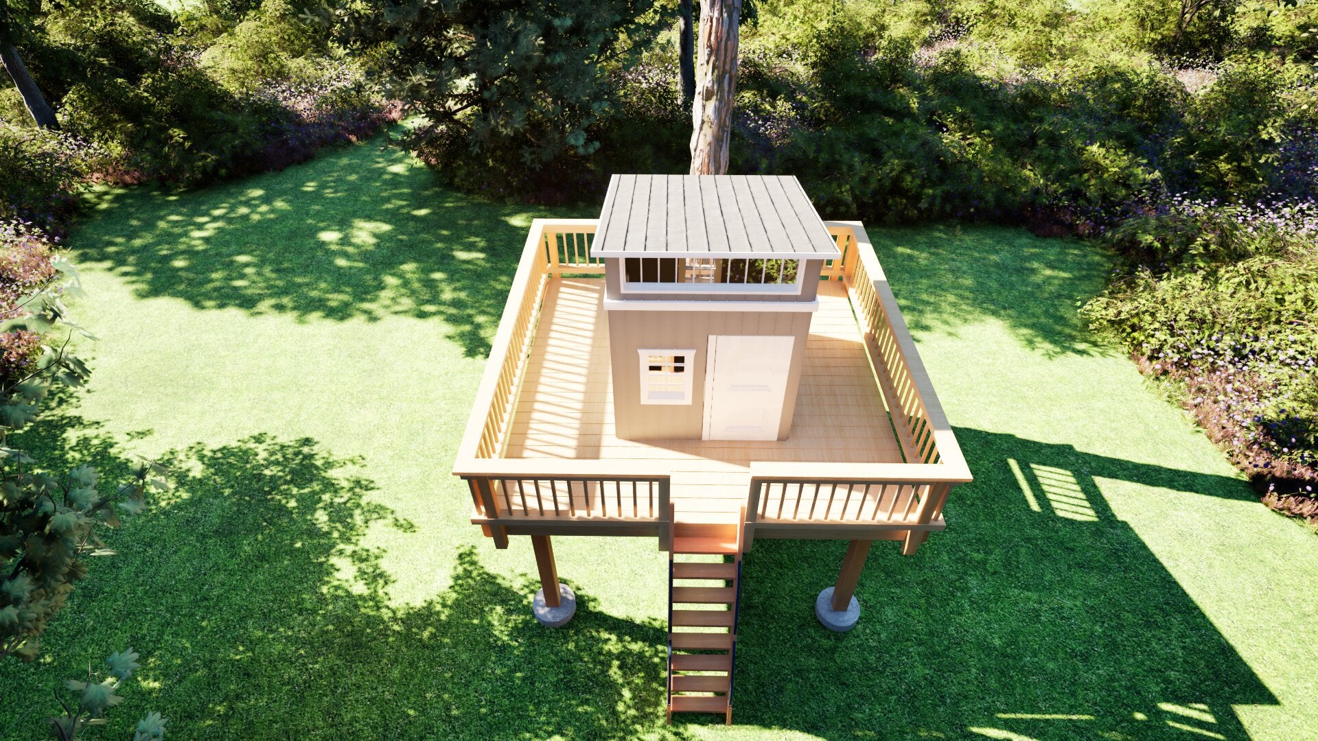 Tree Top Playhouse LODGE XL - 12&