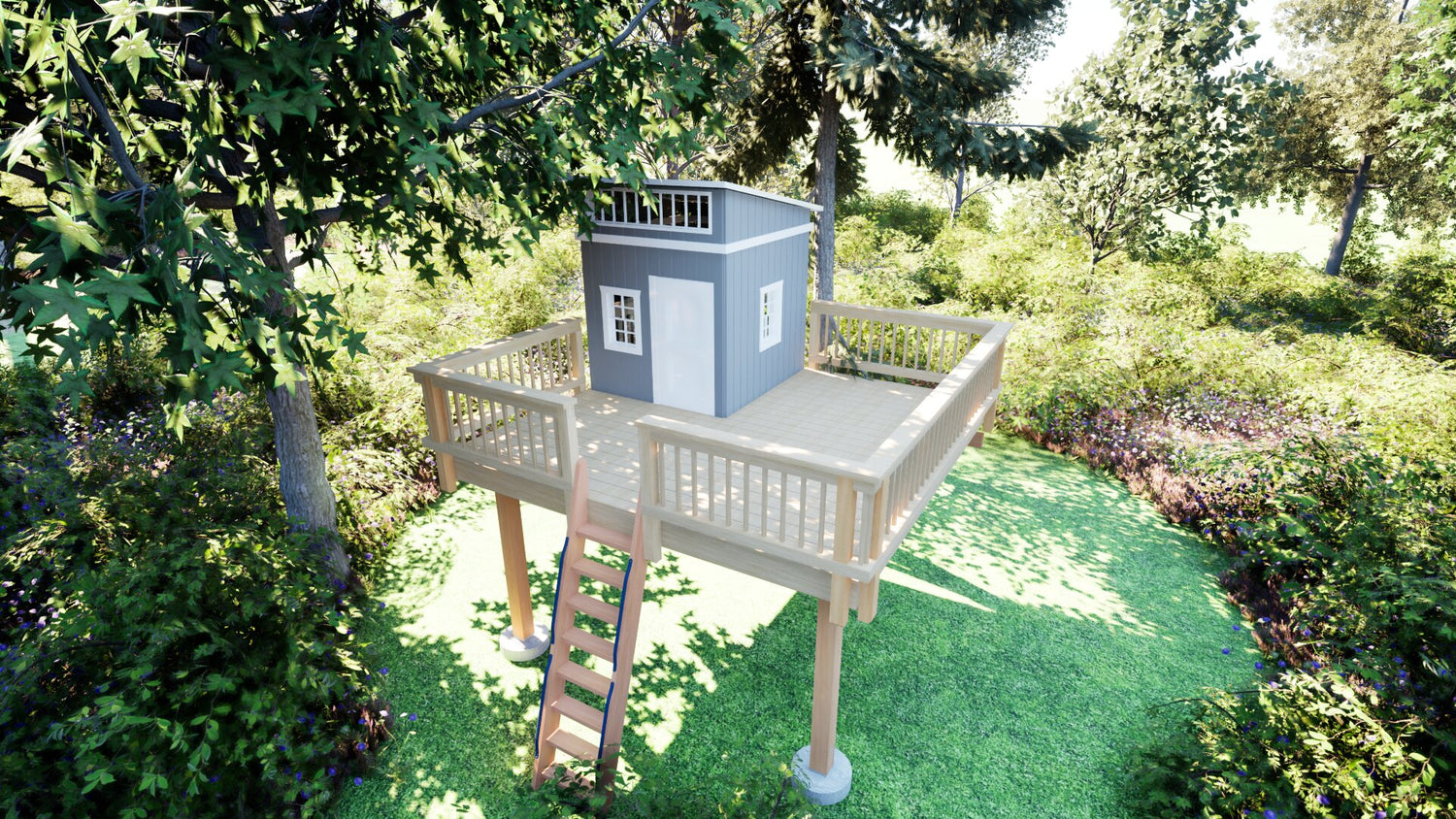 Tree Top Playhouse LODGE XL - 12&