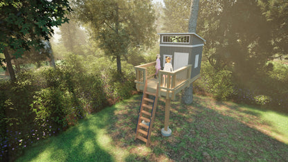 Tree Top Playhouse LODGE - 6&