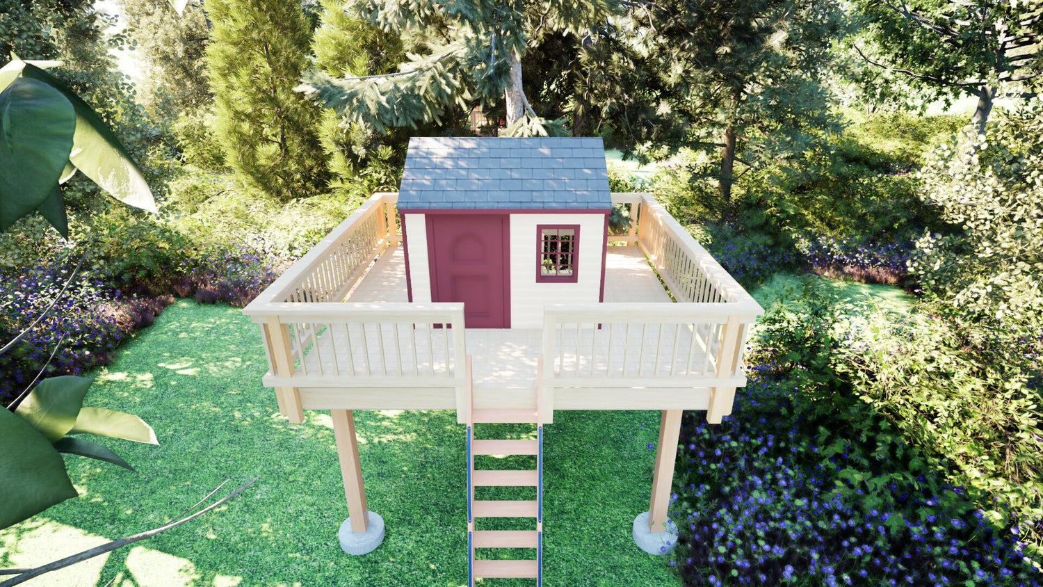 Tree Top Playhouse CABIN XL - 12&