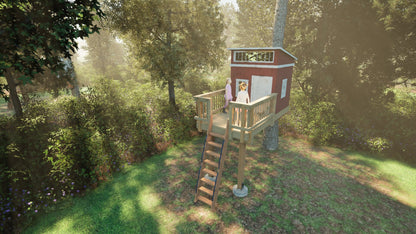 Tree Top Playhouse LODGE - 6&